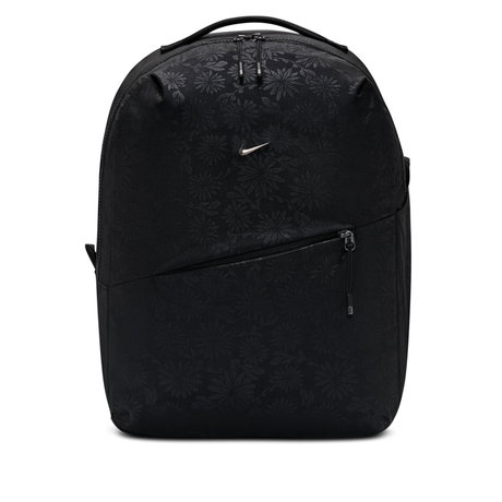 NIKE - Aura Backpack Floral Siyah Sırt Çantası