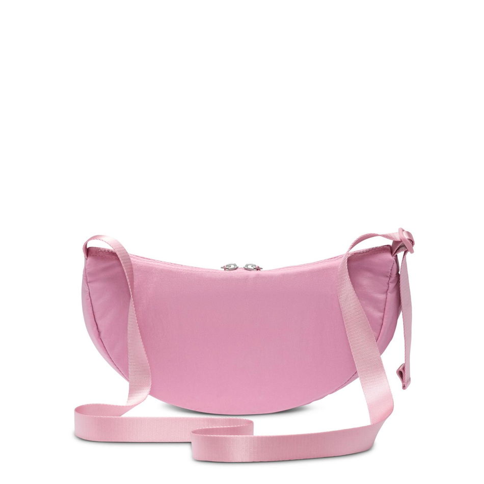 Aura Crescent Crossbody Pembe Çanta