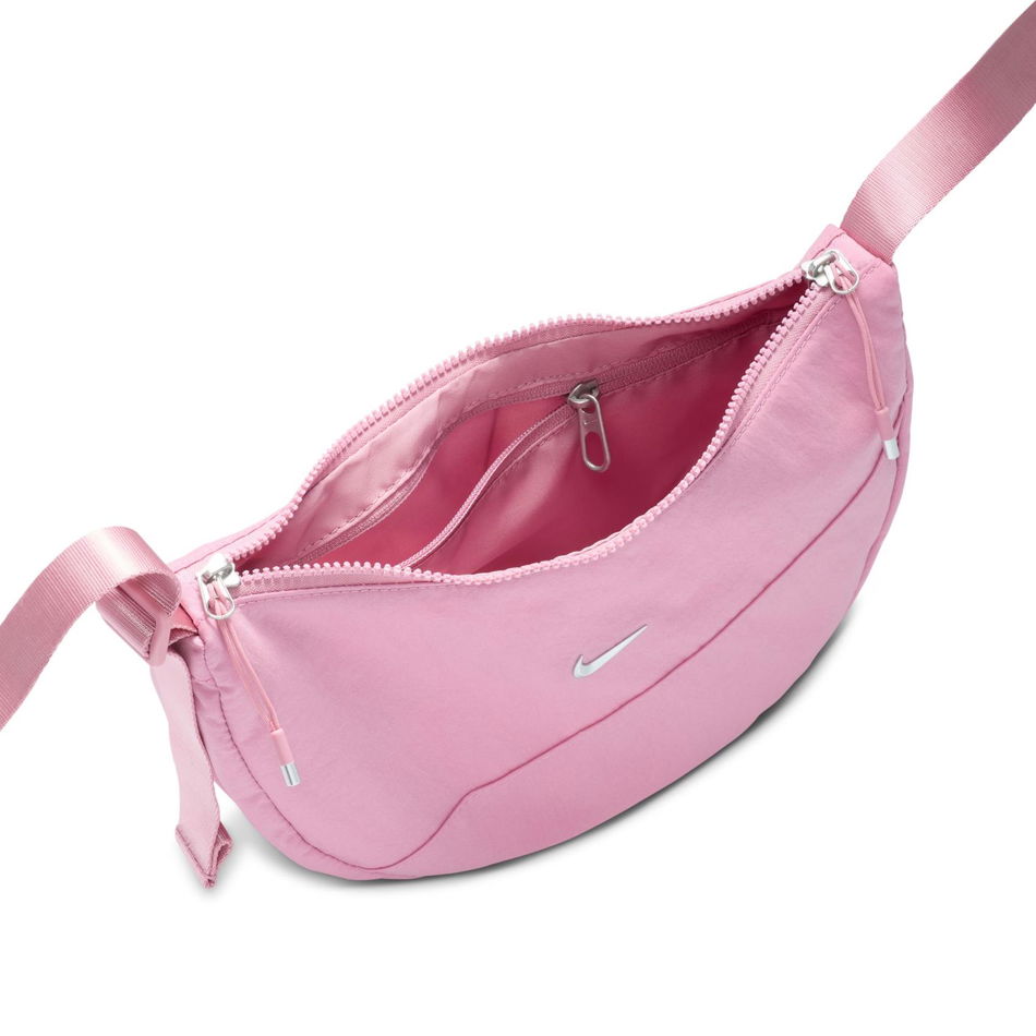 Aura Crescent Crossbody Pembe Çanta