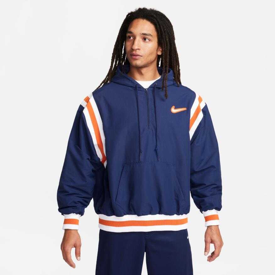 Nike Authentics Woven Half Zip Hoodie Erkek Sweatshirt