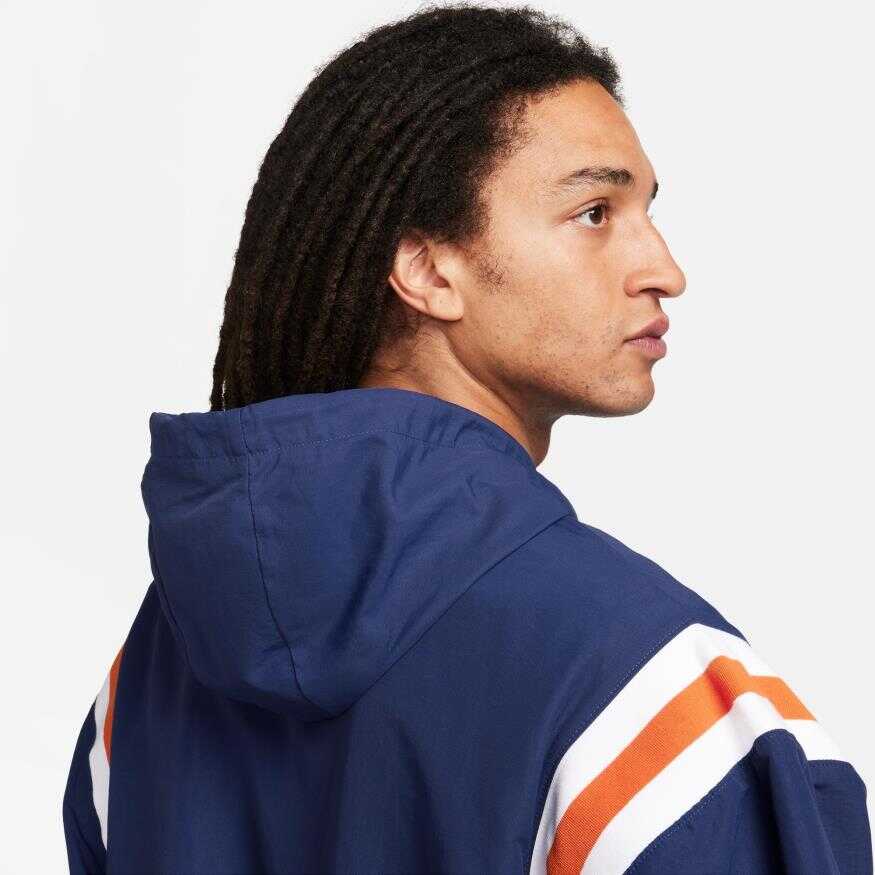 Nike Authentics Woven Half Zip Hoodie Erkek Sweatshirt