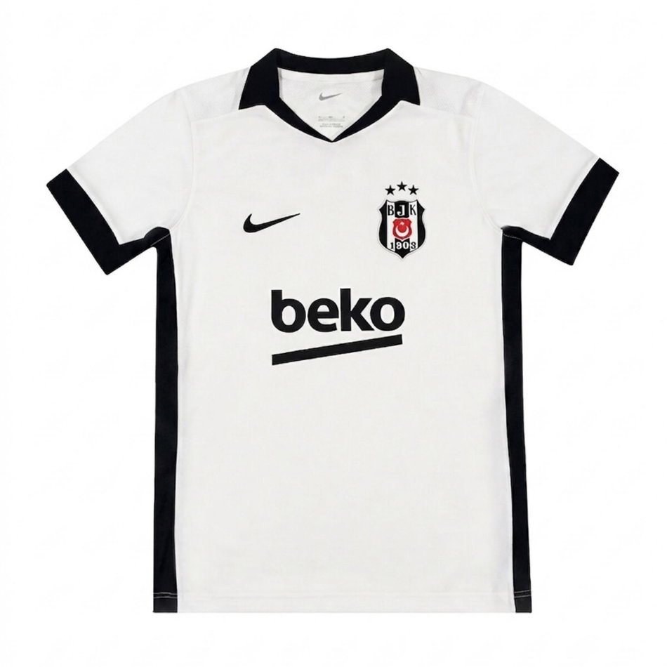 Beşiktaş Dri-FIT Jersey Ss 2026-2027 Çocuk Beyaz Forma