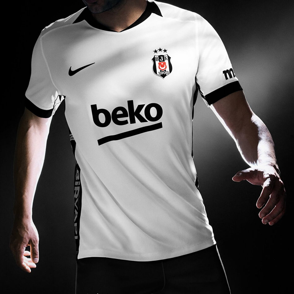 Beşiktaş Dri-FIT Jersey Ss 2026-2027 Erkek Beyaz Forma