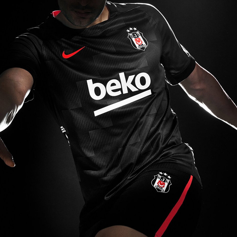 Beşiktaş Dri-FIT Jersey Ss 2026-2027 Erkek Siyah Forma