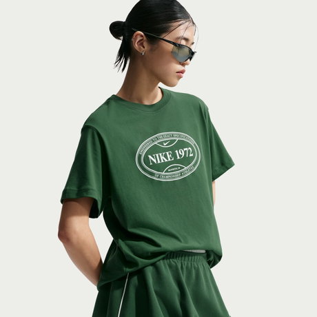 NIKE - Boxy Os Tee Kadın Yeşil Tişört
