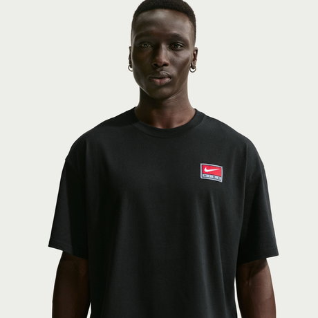 NIKE - Boxy Ss Knit Top Erkek Siyah Tişört