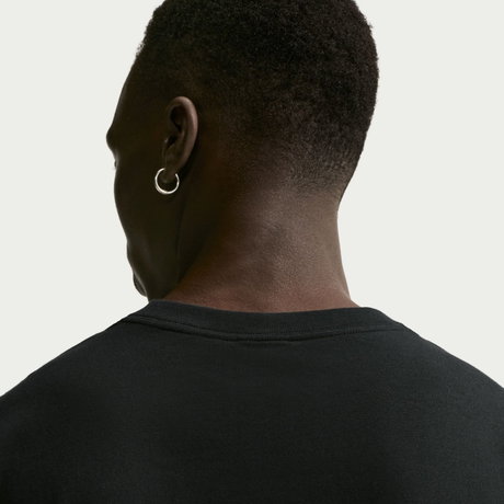 NIKE - Boxy Ss Knit Top Erkek Siyah Tişört (1)