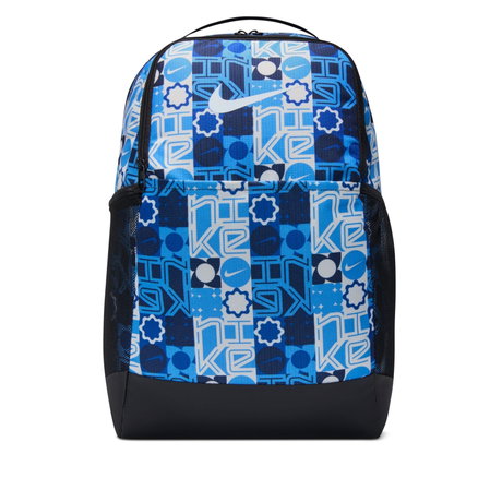 NIKE - Brasilia M Backpack 9.5 Aop Mavi Sırt Çantası