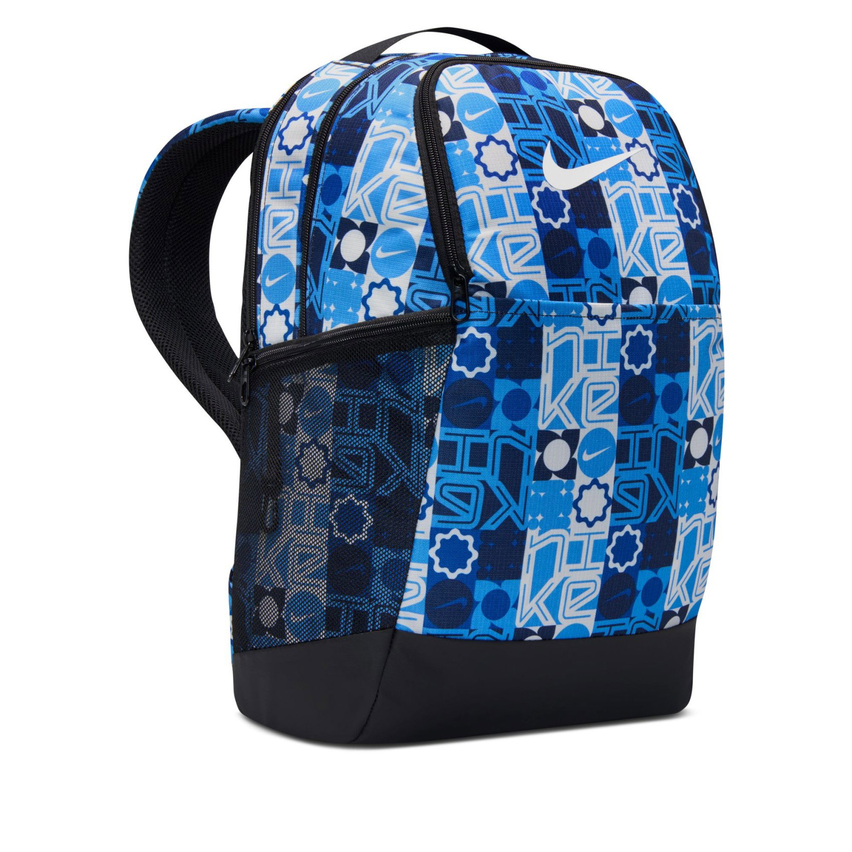 バック Nike Brasilia M Backpack 9.5 Aop Mavi Sırt Çantası IH7836-412
