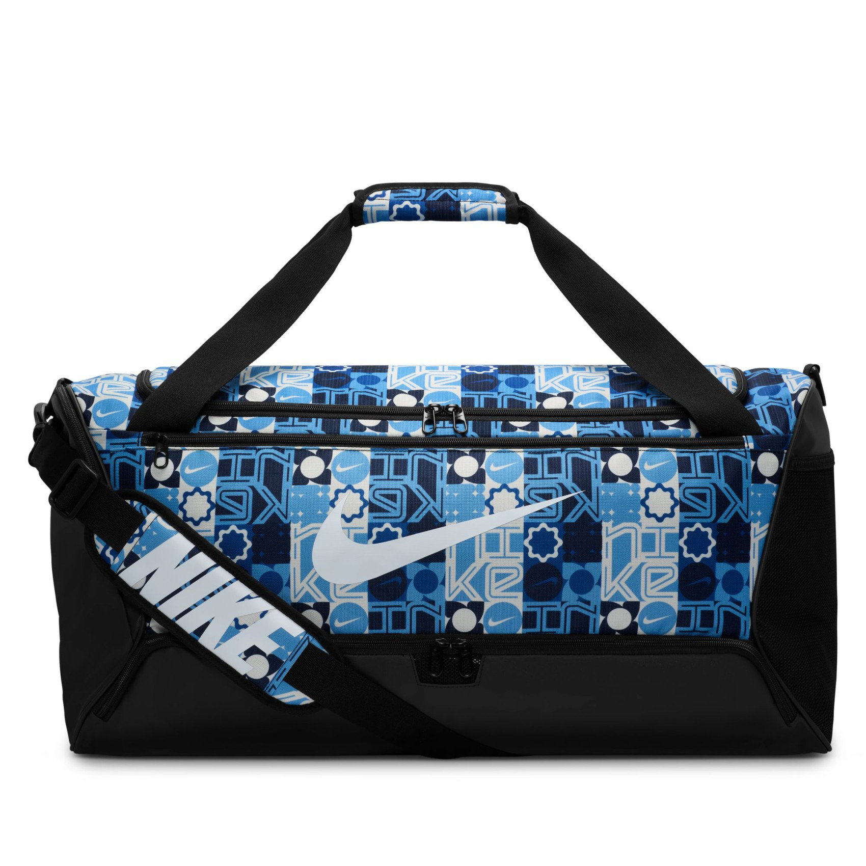 Nike Brasilia M Duffel 9.5 Aop Mavi Spor Çantası IH7846-412