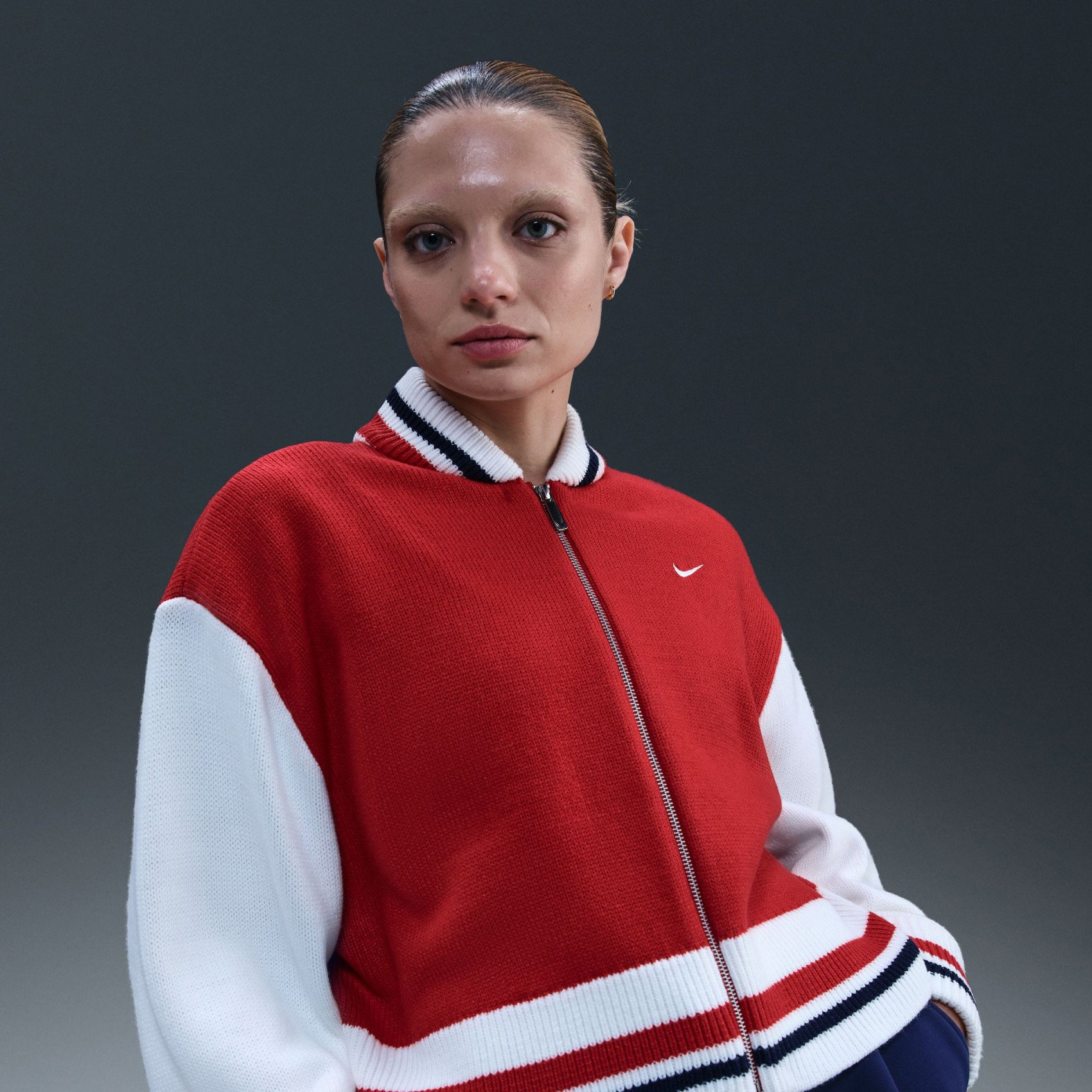 NIKE - Cardigan Street Kadın Sweatshirt