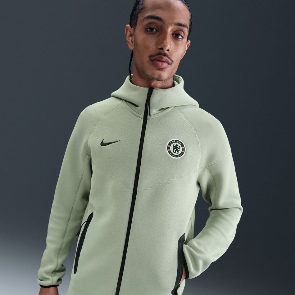 Chelsea FC Tech Fleece FZ Hoodie Erkek Sweatshirt