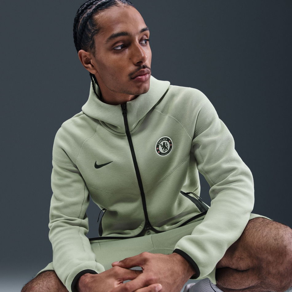 Chelsea FC Tech Fleece FZ Hoodie Erkek Sweatshirt