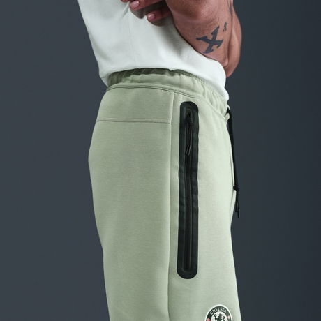 NIKE - Chelsea FC Tech Fleece Short Erkek Yeşil Şort (1)