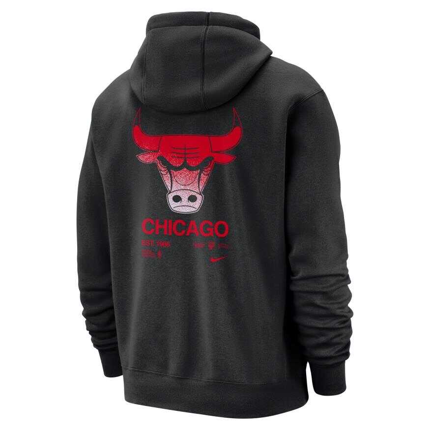 Chicago Bulls Club Hoodie Po Erkek Sweatshirt