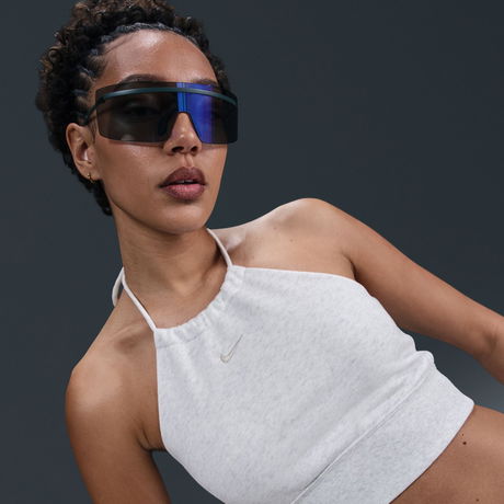 NIKE - Chill French Terry Crop Halter Top Kadın Atlet