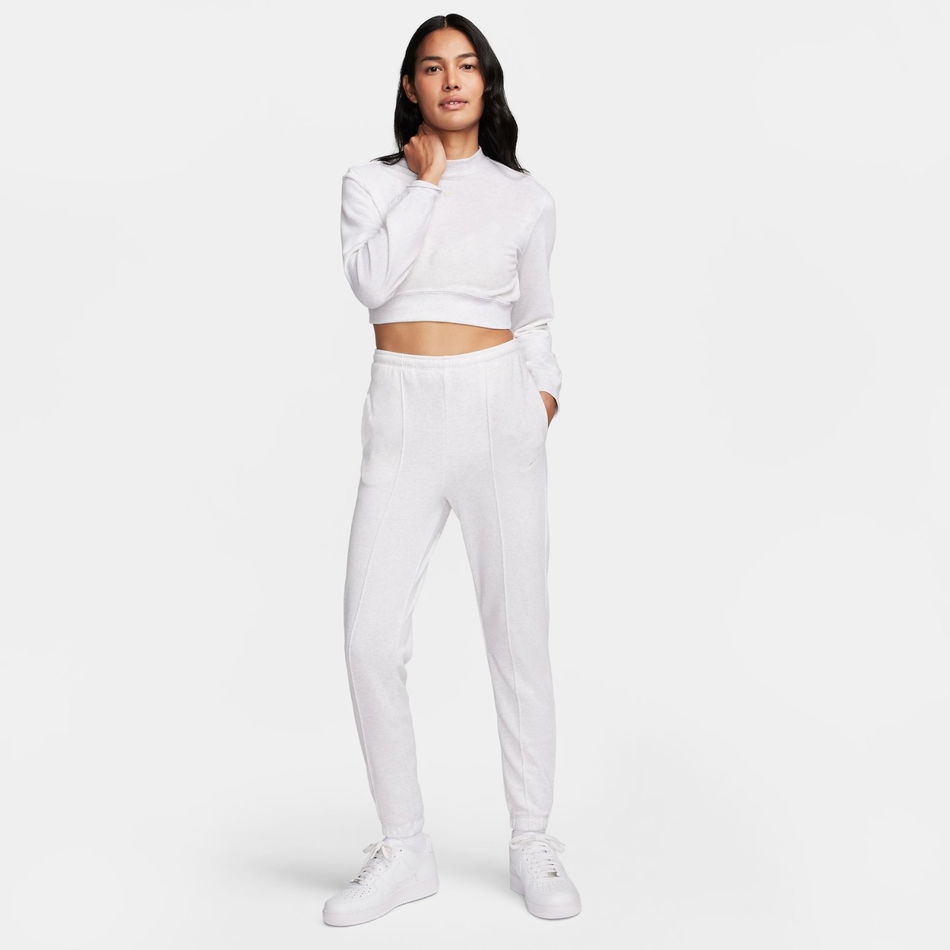 Chill French Terry HR Pant Kadın Beyaz Eşofman Altı