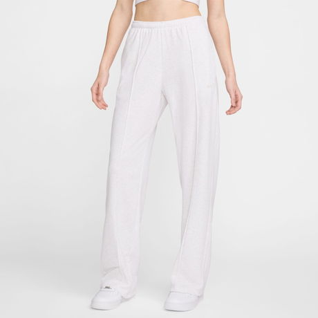 NIKE - Chill French Terry MR OH Pant Kadın Beyaz Eşofman Altı