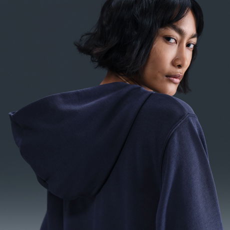 NIKE - Chill FT FZ Hooded Kadın Mavi Sweatshirt (1)