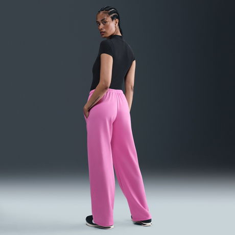 NIKE - Chill FT MR OH Sweatpant Kadın Pembe Eşofman Altı (1)