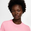 NIKE - Chill Knit Crop Kadın Pembe Tişört (1)