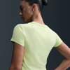 NIKE - Chill Knit Crop Kadın Yeşil Tişört (1)