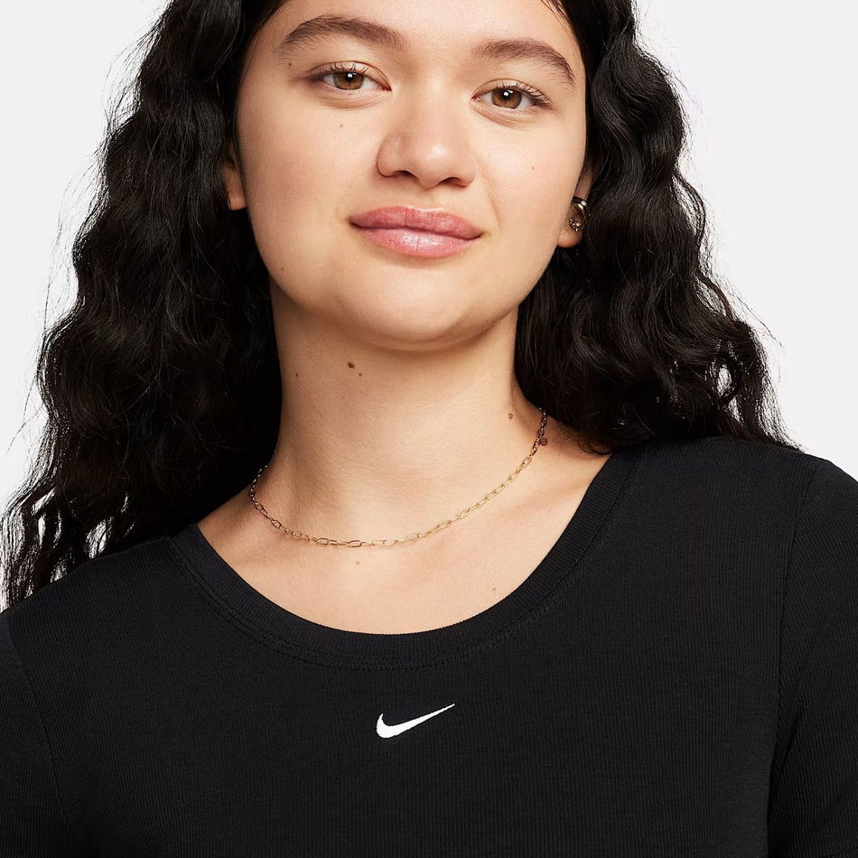 Chill Knit Kadın Siyah Tişört