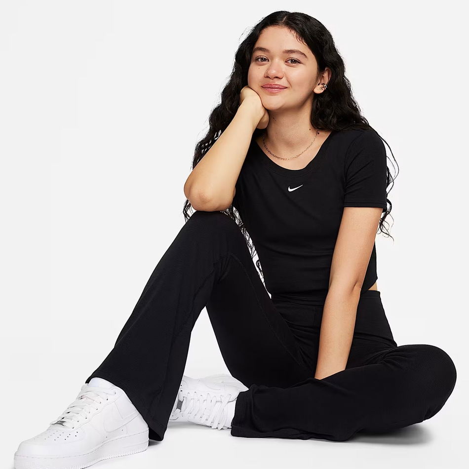 Chill Knit Kadın Siyah Tişört
