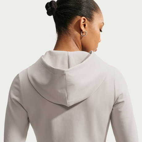 NIKE - Chill Knit Ls Fz Top Kadın Bej Sweatshirt (1)