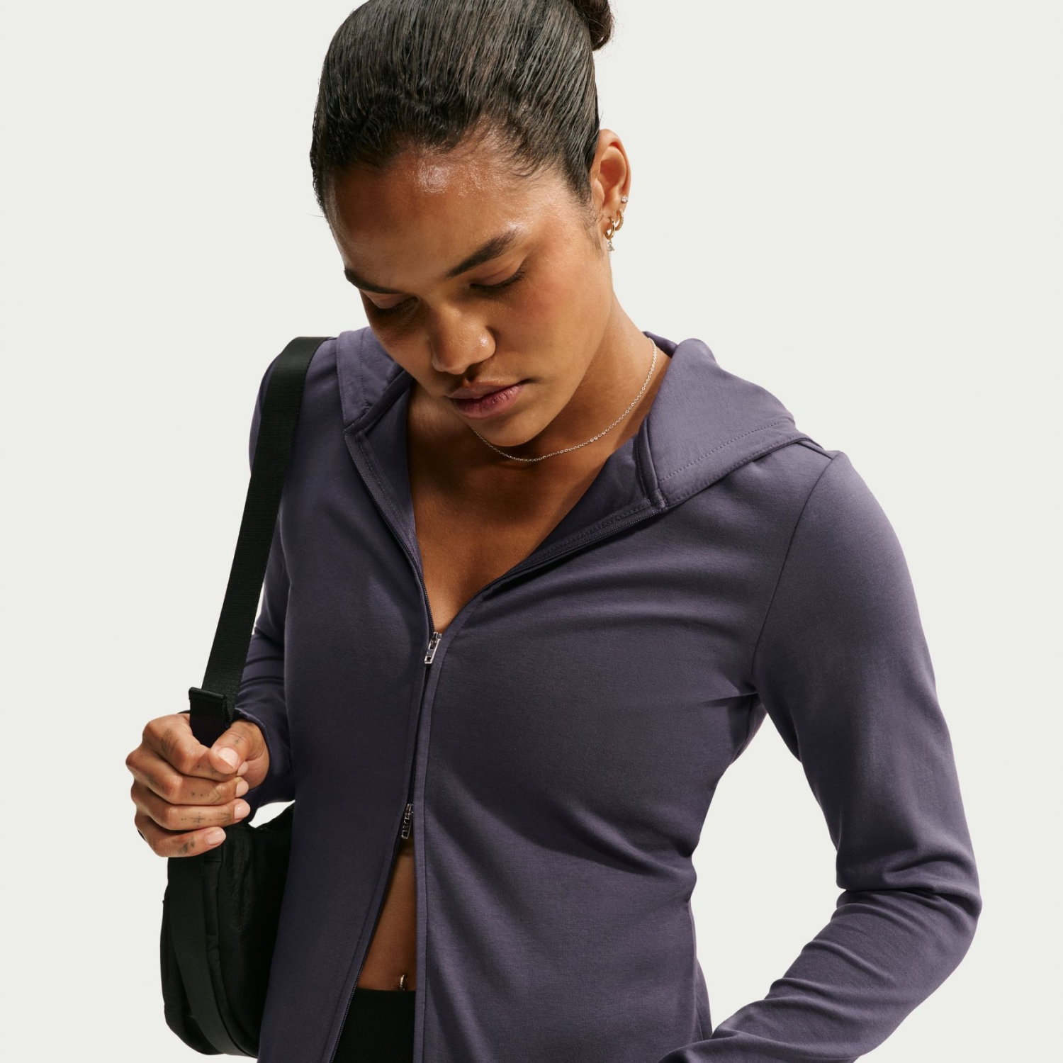 Женский свитшот Nike Chill Knit Ls Fz Top