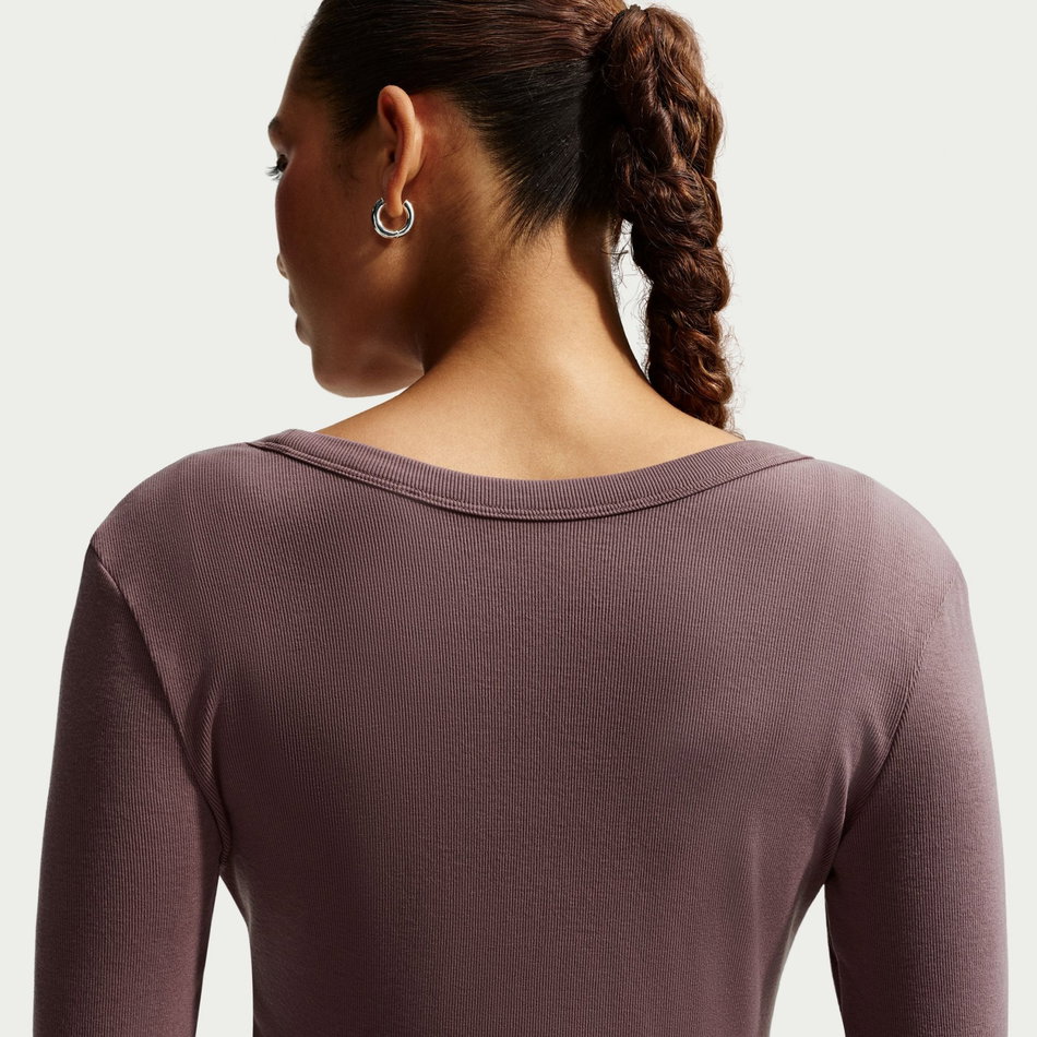 Chill Knit Ls Midi Dress Kadın Kahverengi Elbise
