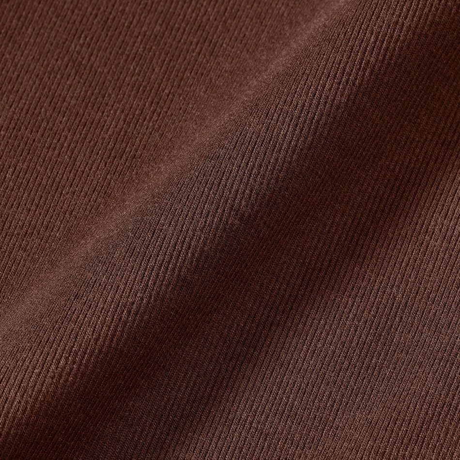 Chill Knit Md Crop Kadın Kahverengi Tişört