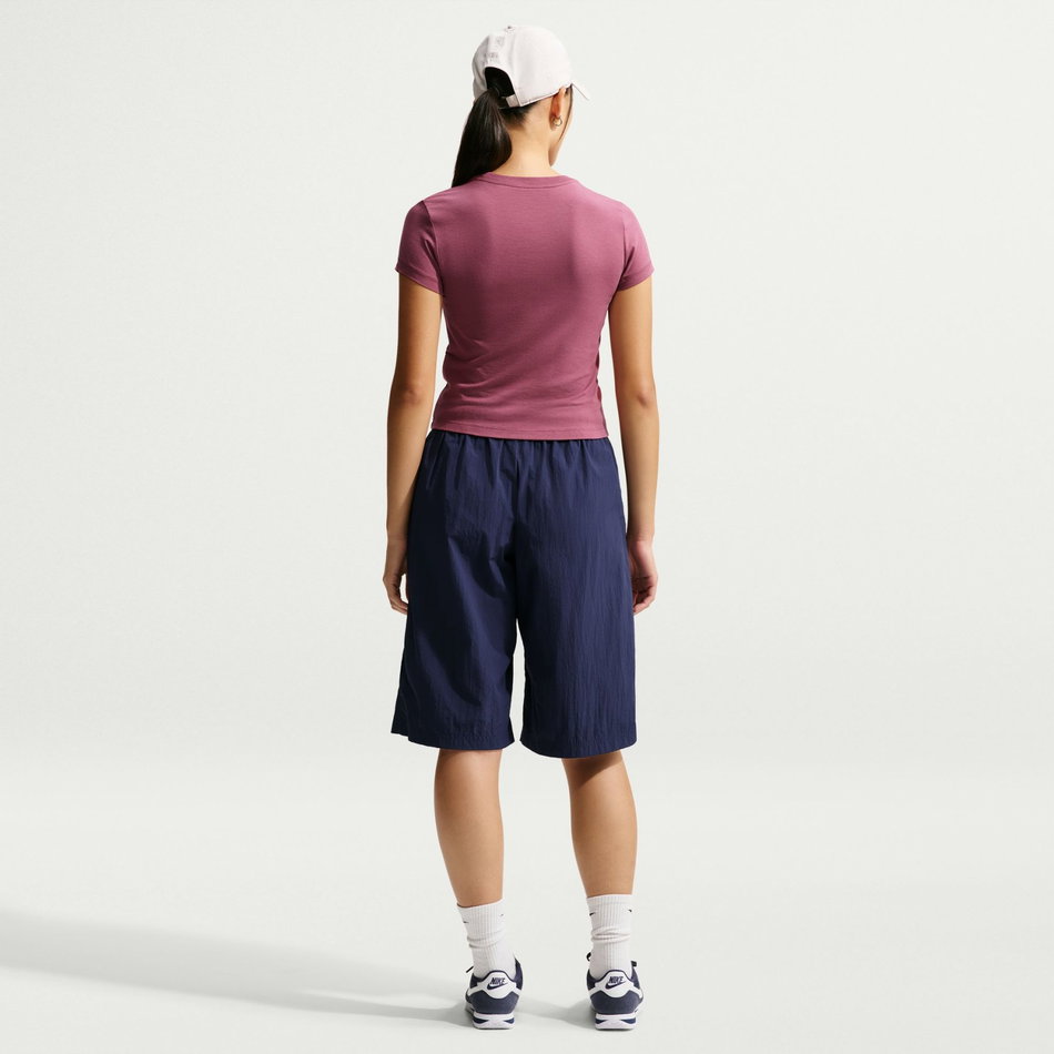 Chill Knit Md Crop Kadın Pembe Tişört