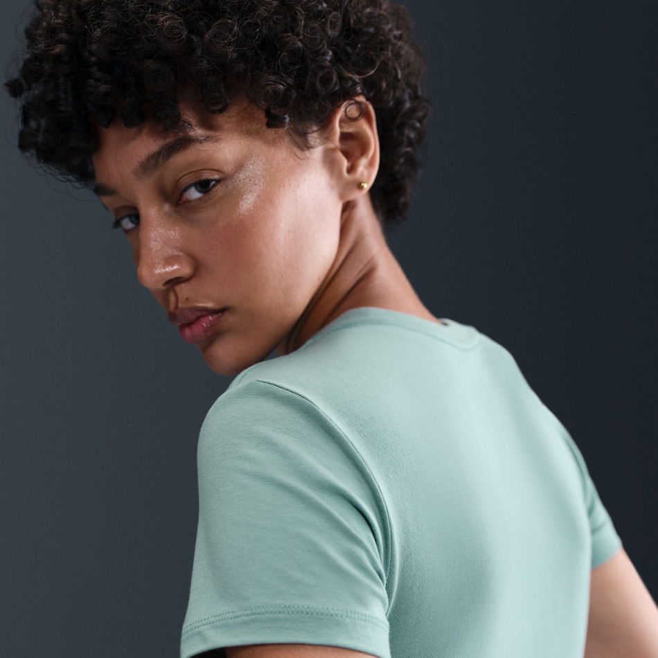 Chill Knit MD Crop Kadın Tişört