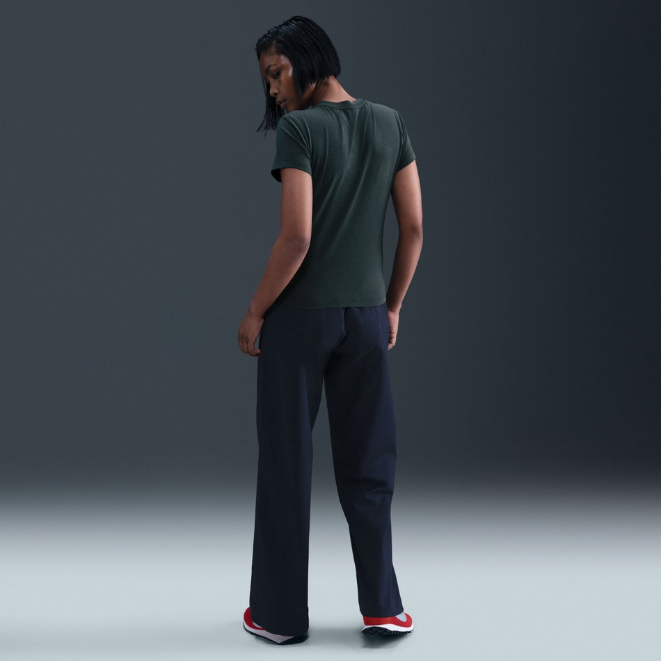 Chill Knit Md Crop Kadın Yeşil Tişört