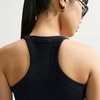 NIKE - Chill Knit Mini Ribbed Tank Kadın Siyah Atlet (1)