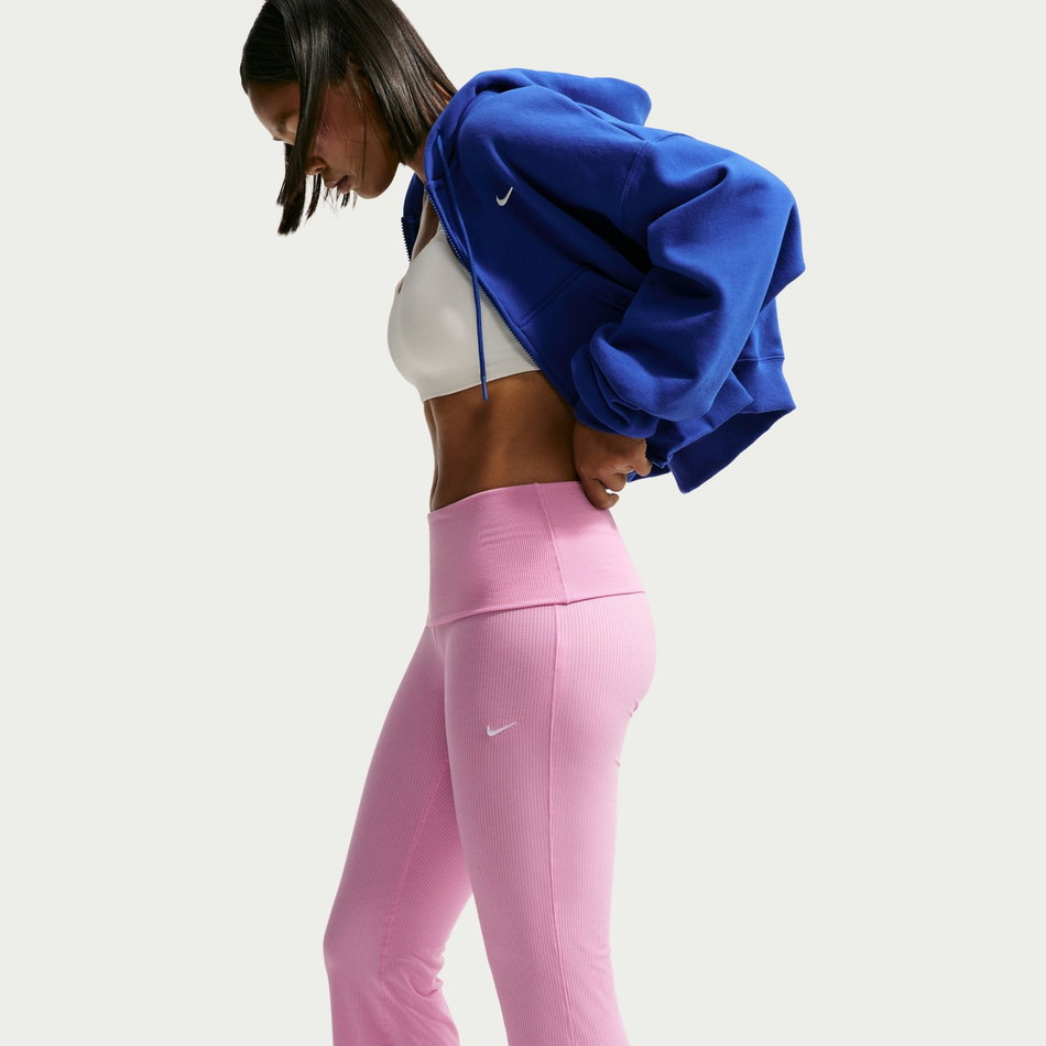 Chill Knit Rib Pant Kadın Pembe Eşofman Altı