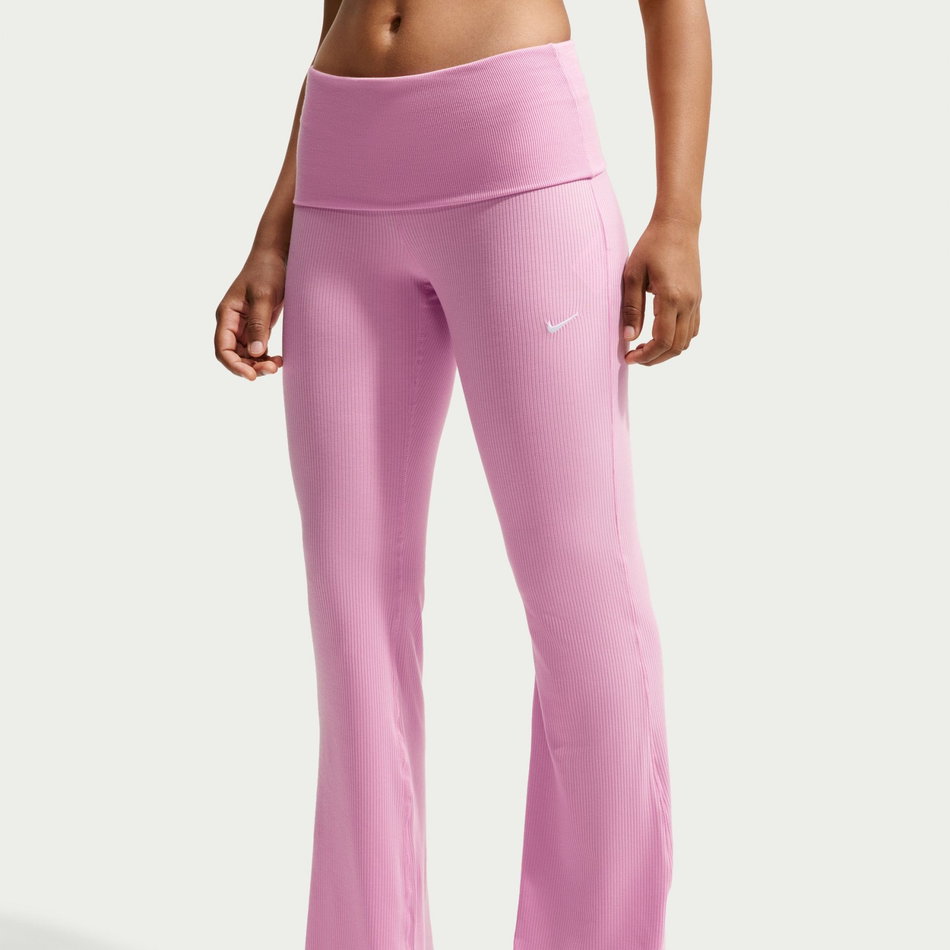 Chill Knit Rib Pant Kadın Pembe Eşofman Altı
