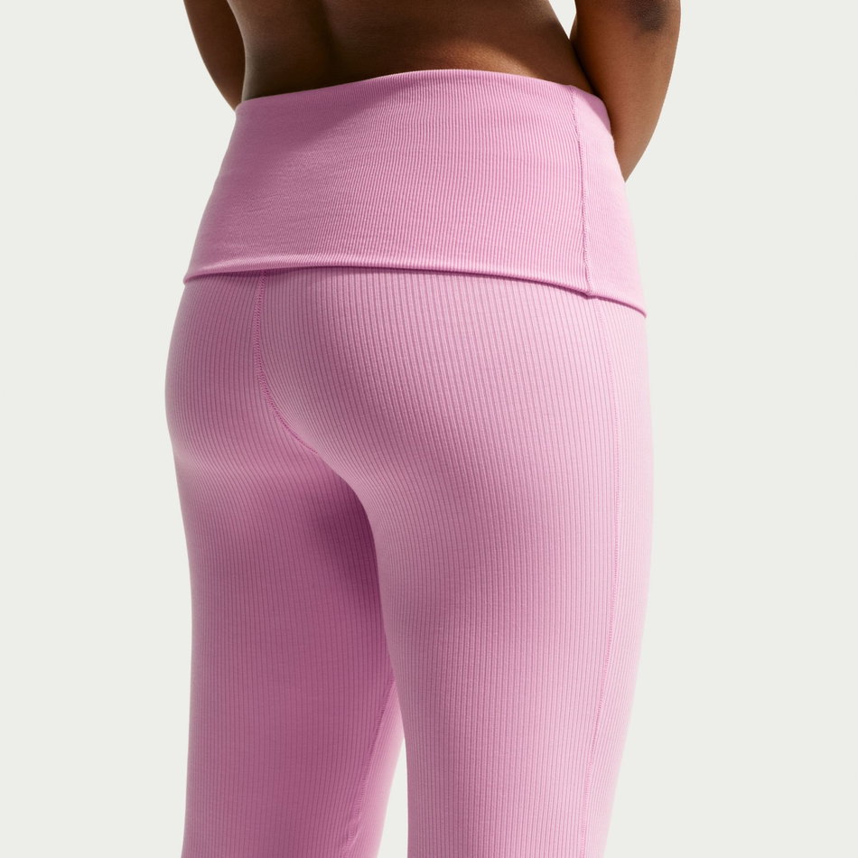 Chill Knit Rib Pant Kadın Pembe Eşofman Altı