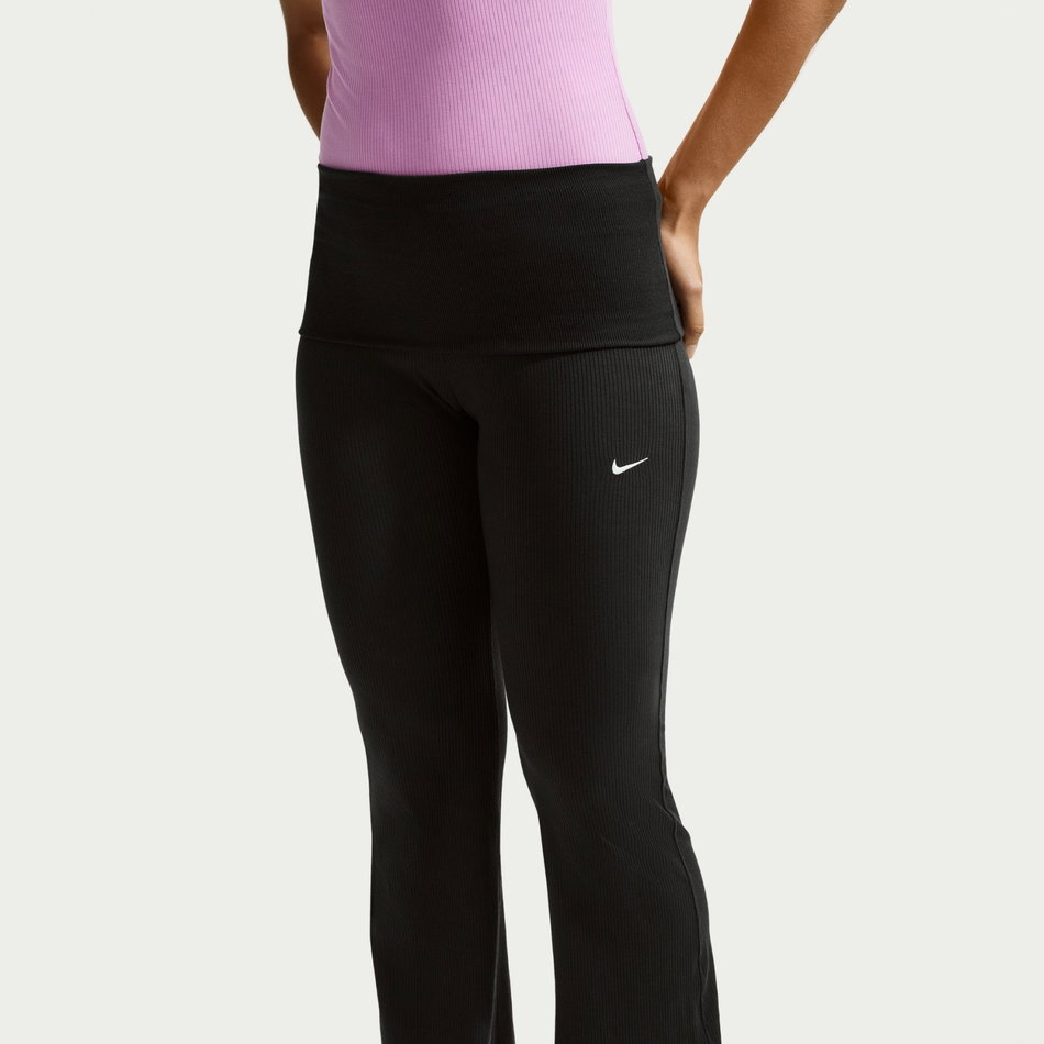 Chill Knit Rib Pant Kadın Siyah Eşofman Altı