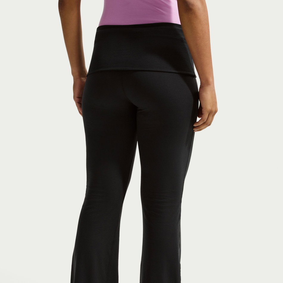 Chill Knit Rib Pant Kadın Siyah Eşofman Altı