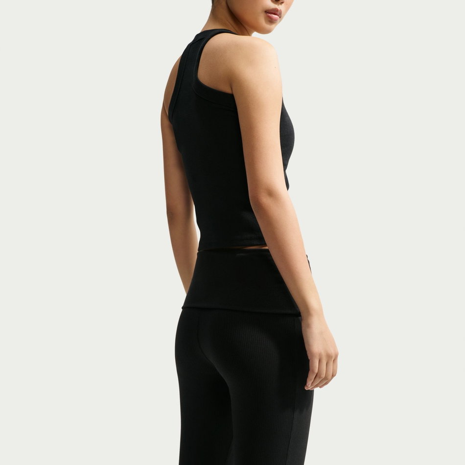 Chill Knit Rib Pant Kadın Siyah Eşofman Altı