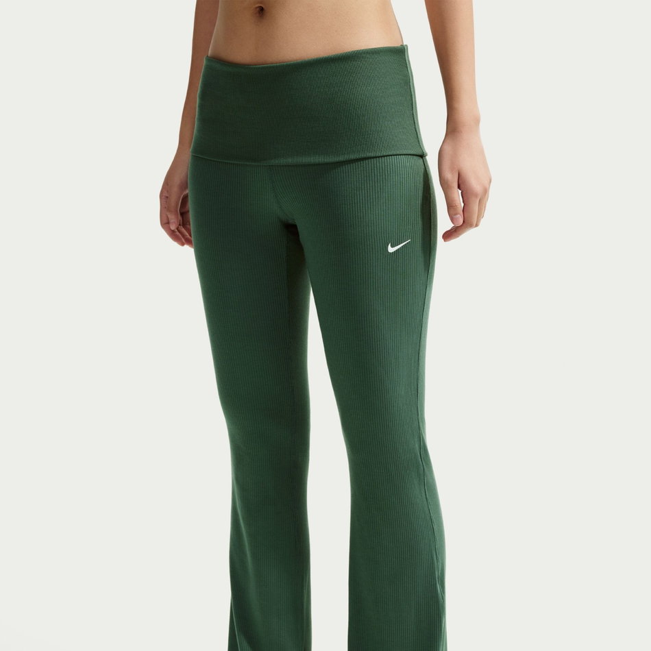 Chill Knit Rib Pant Kadın Yeşil Eşofman Altı