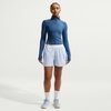 NIKE - Chill Knit Rib Qz Ls Top Kadın Mavi Sweatshirt (1)