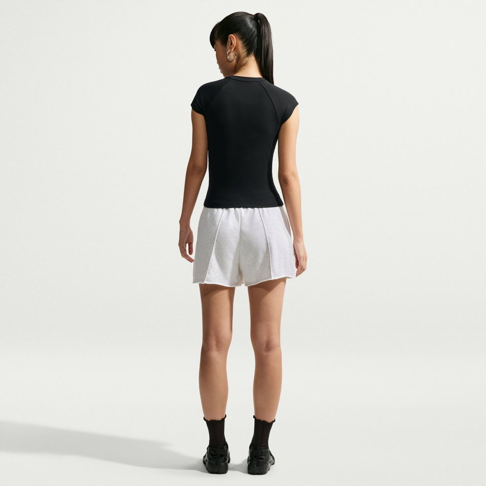 Chill Knit Rib Ss Top Kadın Siyah Tişört