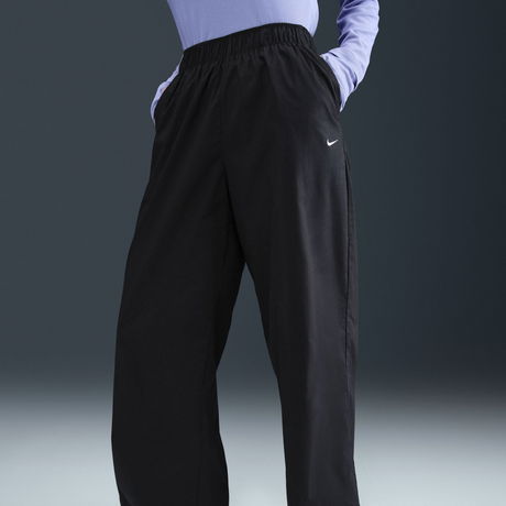 NIKE - Chill Poplin HR OH Pant Kadın Siyah Eşofman Altı
