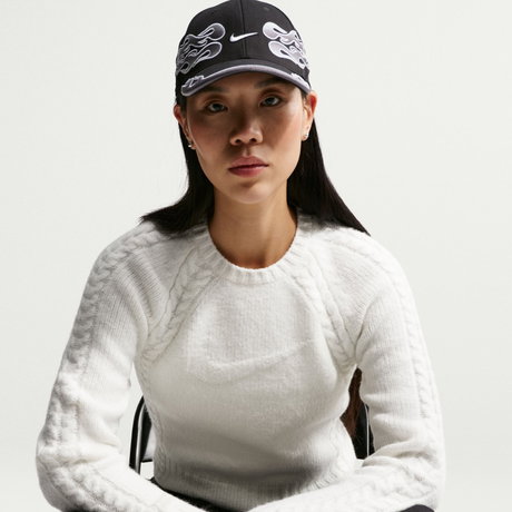 NIKE - Chll Knit Ls Sweater Top Kadın Beyaz Sweatshirt