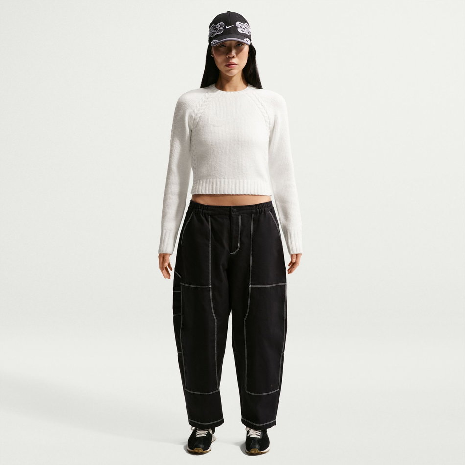 Chll Knit Ls Sweater Top Kadın Beyaz Sweatshirt