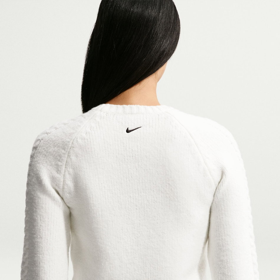 Chll Knit Ls Sweater Top Kadın Beyaz Sweatshirt