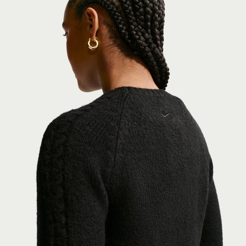 Chll Knit Ls Sweater Top Kadın Siyah Sweatshirt